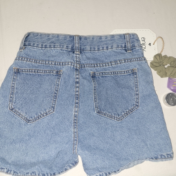 MOM brand high rise jean shorts Size 1 - Picture 3 of 6